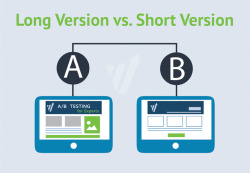 A/B Testing Short vs Long Copy